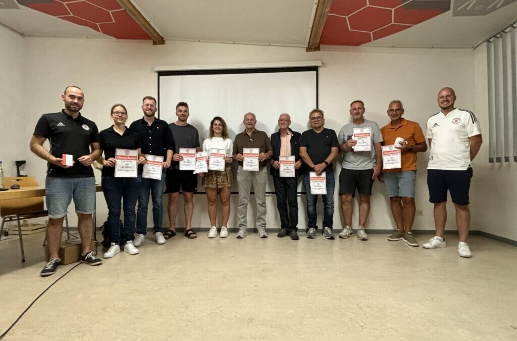 Abteilungsversammlung TSV Hüttlingen – Abteilung Fußball am 26.07.2024
